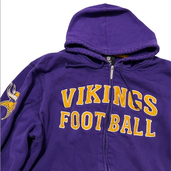 Minnesota Vikings Zip Up Hoodie - Picture 3 of 4